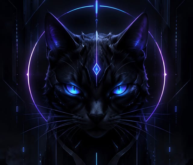 CyberCat - Noir
