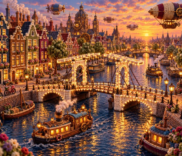 Yarnsterdam: The Crocheted City