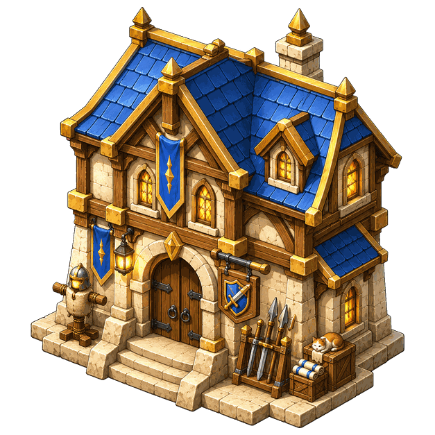 Adventurers' Hall illustration, anime theme