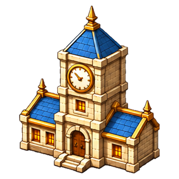 Town Hall level 7, anime theme