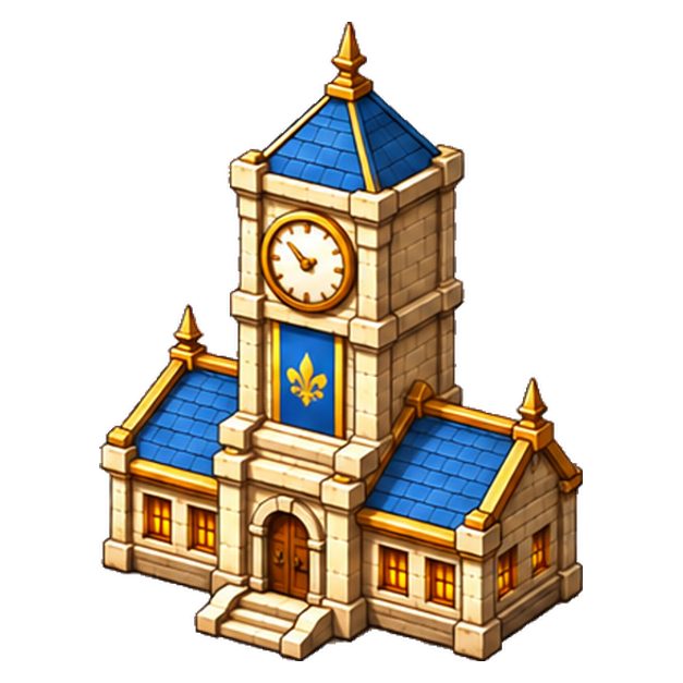 Town Hall level 8, anime theme