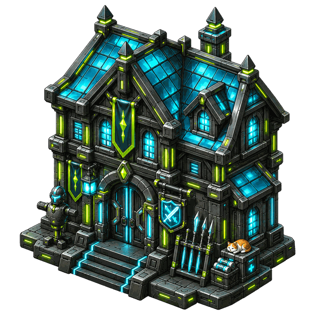 Adventurers' Hall, Cyberpunk theme