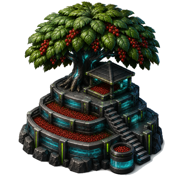 Coffee Grove, Cyberpunk theme