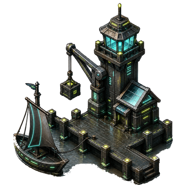 Port, Cyberpunk theme