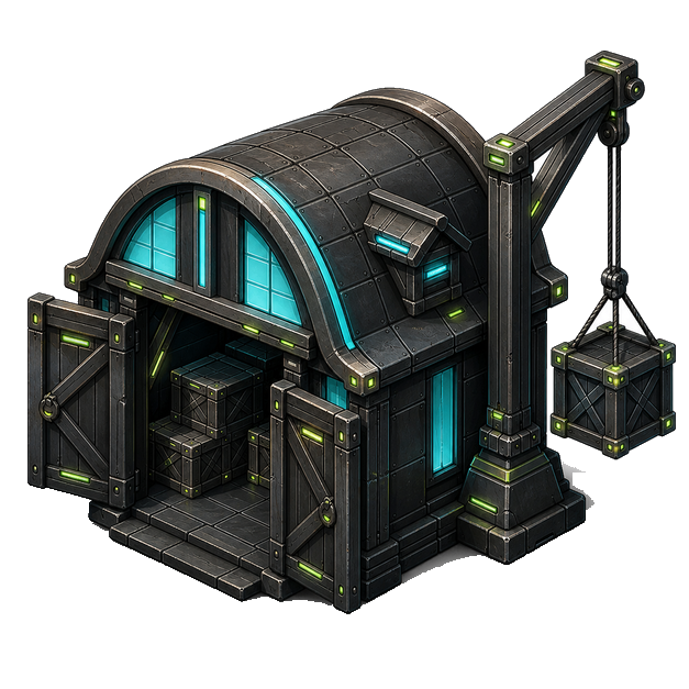 Storehouse, Cyberpunk theme