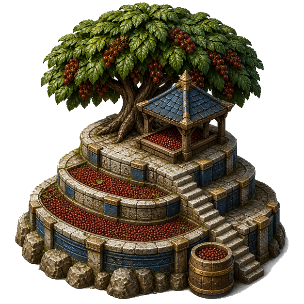 Coffee Grove, Fantasy theme