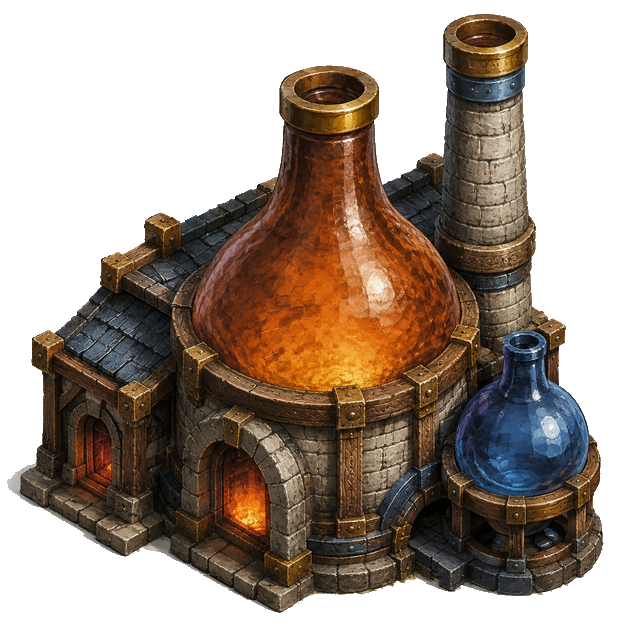 Glassworks, Fantasy theme