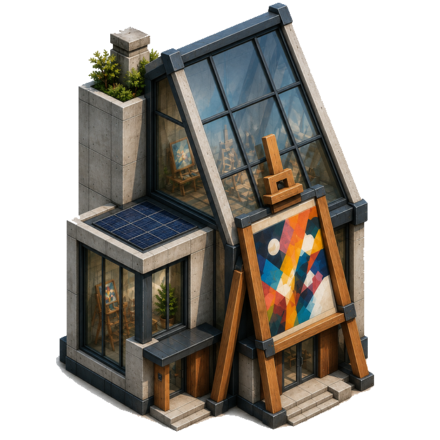 Art Studio, Modern-day theme