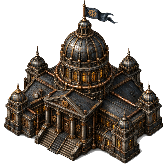 Capitol Building, Steampunk theme
