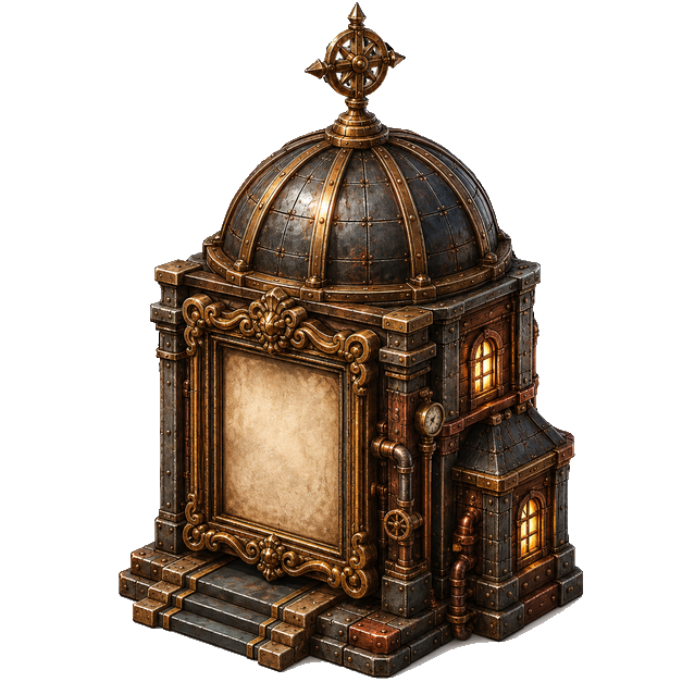 Curator's Office, Steampunk theme