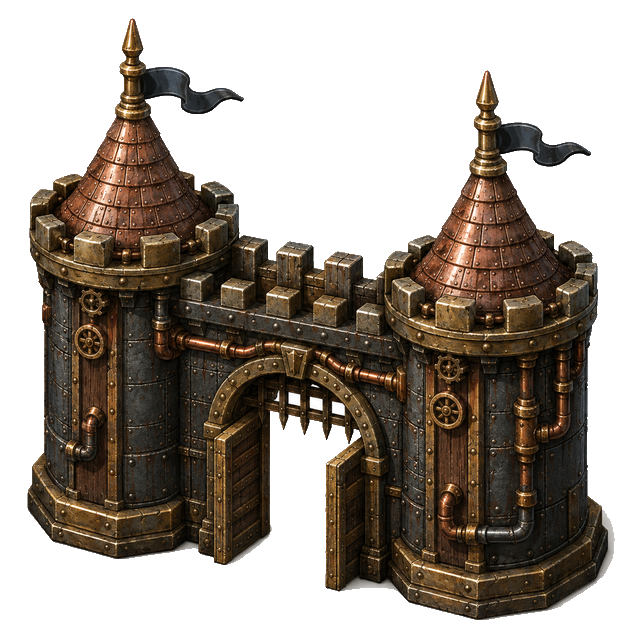 Town Wall, Steampunk theme